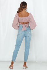 Perfect Cabrioles Crop Top Mauve