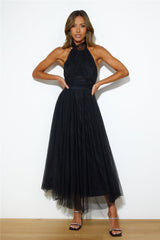 Tangled Up Maxi Dress Black