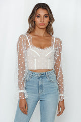 Malibu Sunset Top White